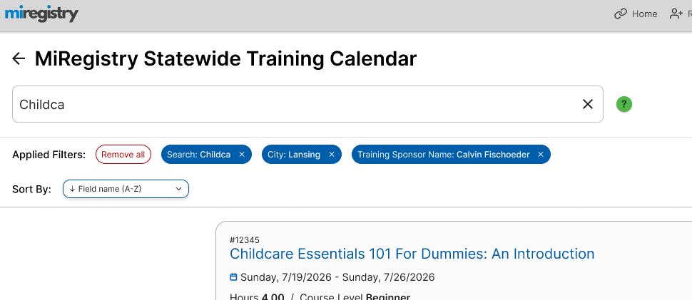 A "Remove all" chip was added to Applied Filters to easily reset a search
